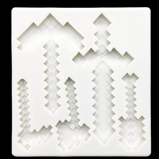 Silicone Mould - Minecraft Tools / Weapons - S423