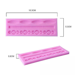 Silicone Mould - Lace / Flower / Bead Chain - S7