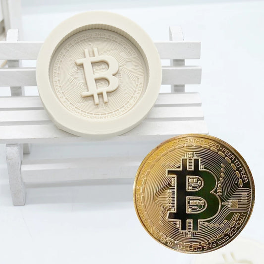 Silicone Mould - Bitcoin - S15.