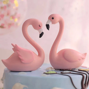 Flamingo Figurine - sitting