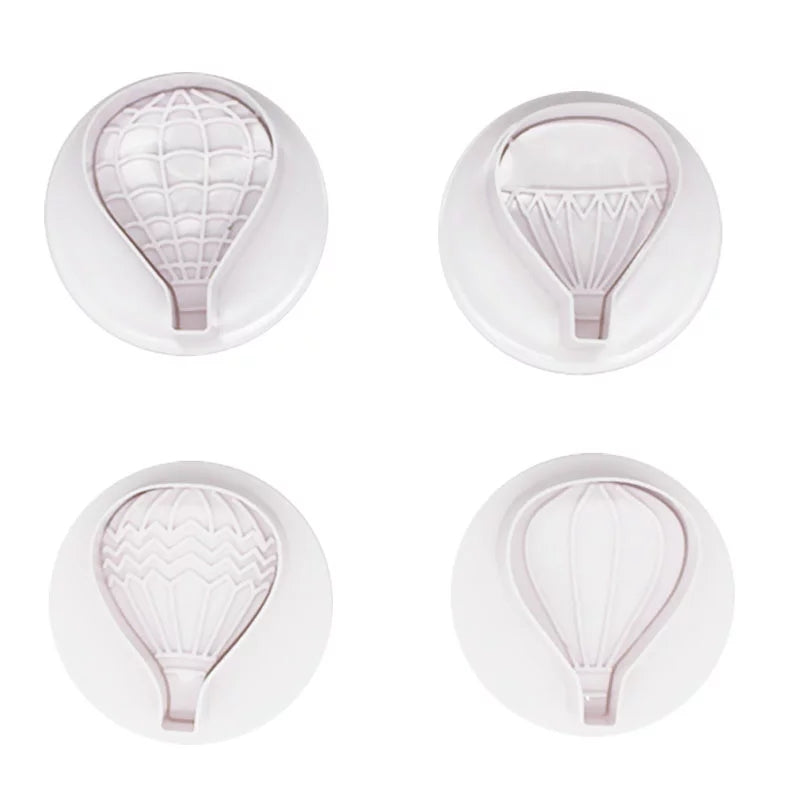 4PC Hot Air Balloon Plunger Cutter Set