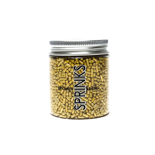 85g Sprinks 1mm Jimmies - Metallic Gold.