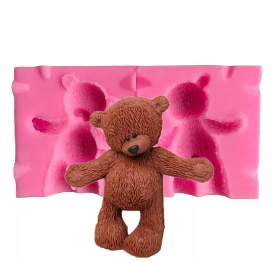 Silicone Mould - 3D Bear - S413
