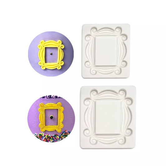 Silicone Mould - Friends Frame / Mirror Small - S196.
