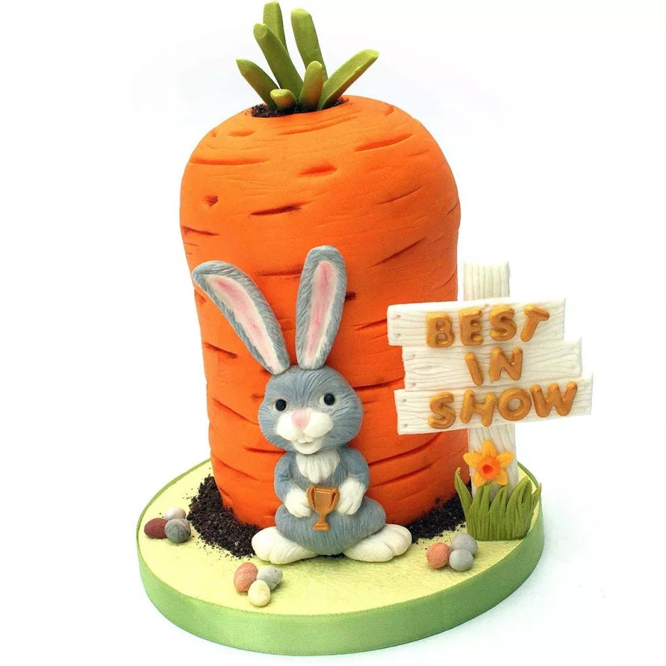 Silicone Mould - 2D Easter Bunny - S424