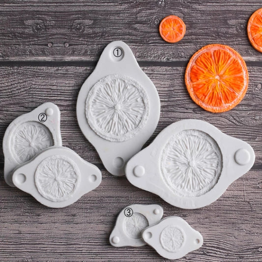 Silicone Mould - Orange / Lemon Slice - S246.