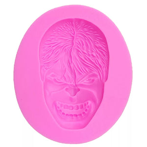 Silicone Mould - Hulk Face - S117
