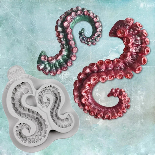 Silicone Mould - Octopus Tentacle - S82.