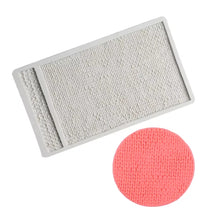 Silicone Mould - Knitted texture with strip - S397