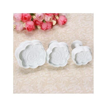 3PC Lace Peony Plunger Cutter Set