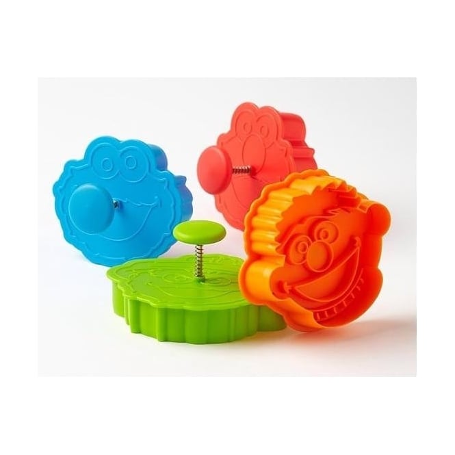 4PC Sesame Street Plunger Cutter Set.