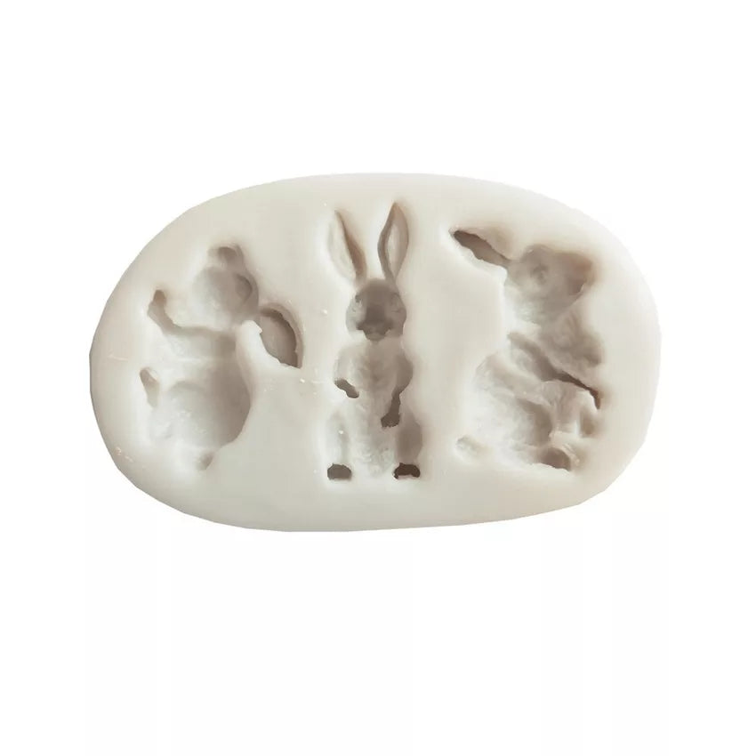 Silicone Mould - 3PC Rabbit - S174.