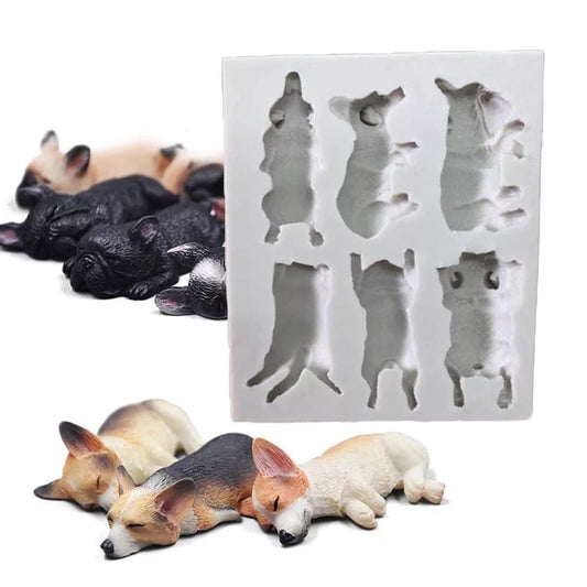 Silicone Mould - Assorted Dogs - S230.