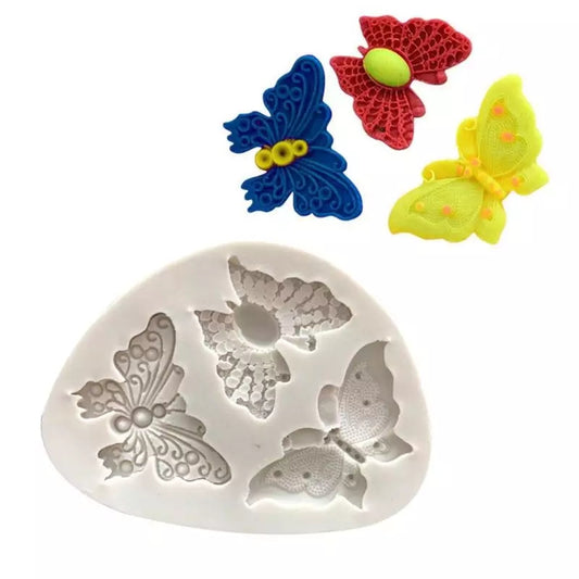Silicone Mould - 3PC Butterfly - S332.