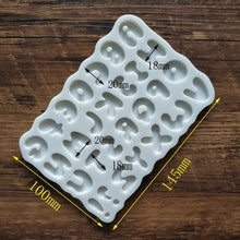 Silicone Mould - Cartoon Font - S215