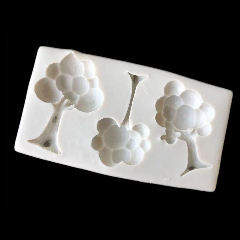 Silicone Mould - 3PC Trees - S326.