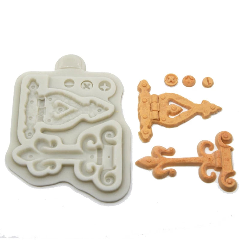 Silicone Mould - Hinges and Screws - S131.