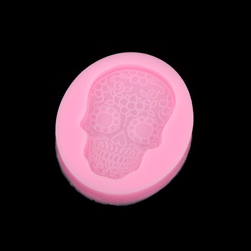 Silicone Mould - Sugar Skull - S747