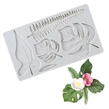 Silicone Mould - Tropical / Jungle Leaves - S438