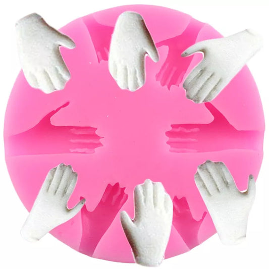 Silicone Mould - Assorted Hands - S83.
