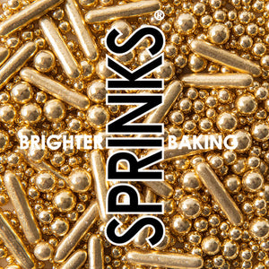 75g Sprinks Sprinkle Mix - Bubble and Bounce Shiny Gold