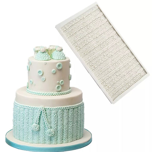 Silicone Mould - Crochet / Knit Texture Strips - S396