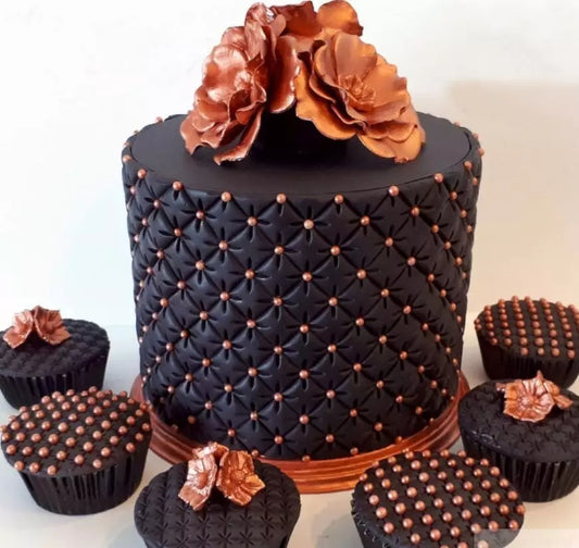 Silicone Mould - Quilting / Decorative Imprint S368.