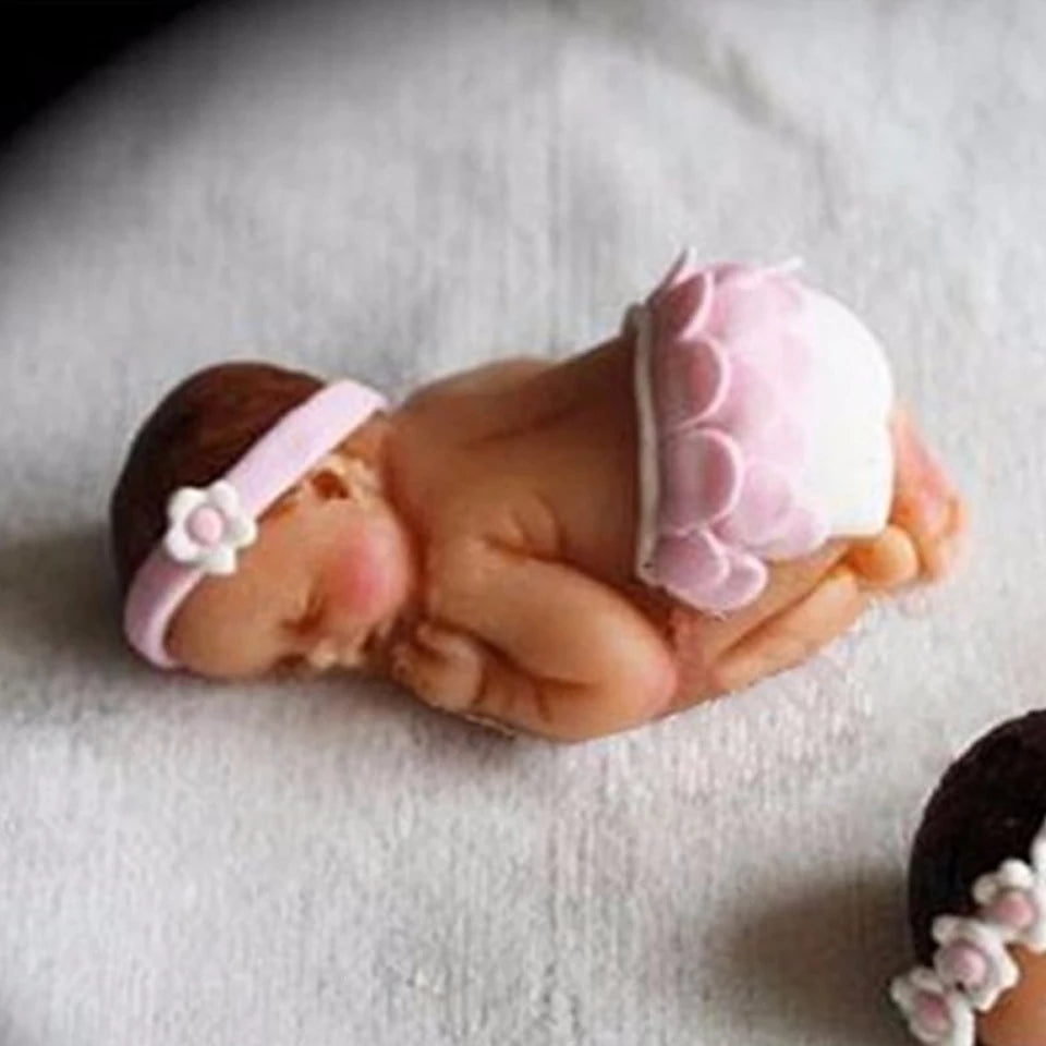 Silicone Mould - 3D Sleeping Baby - S69