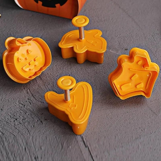 4PC Halloween Plunger Cutter Set.