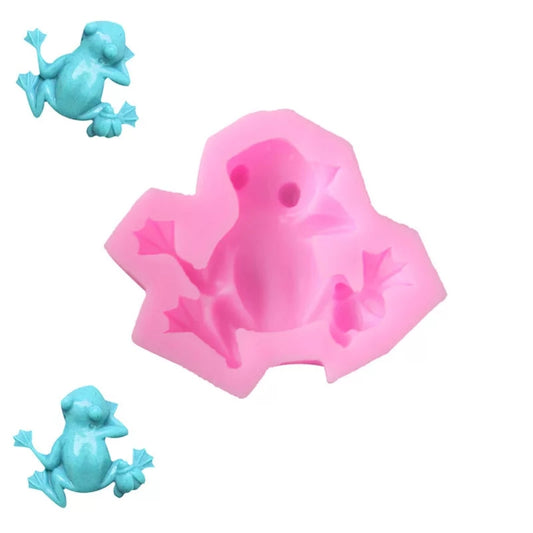 Silicone Mould - 3D Frog - S43.
