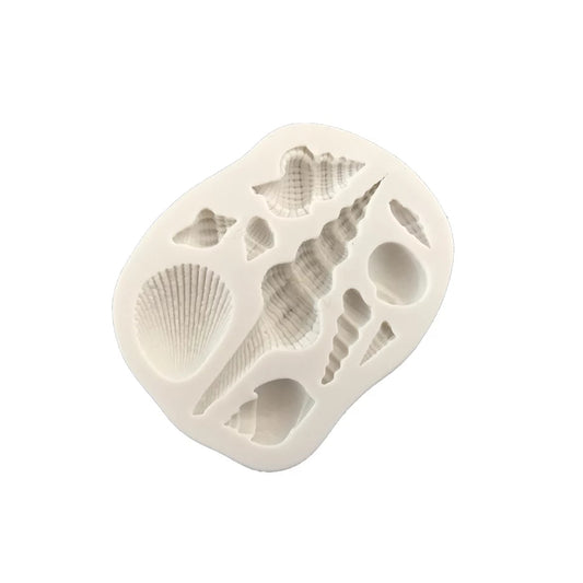 Silicone Mould - Seashells Medium - S390.