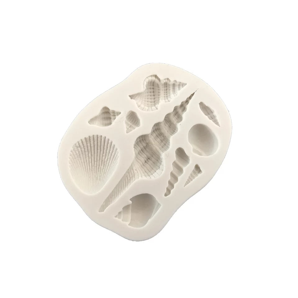 Silicone Mould - Seashells Medium - S390