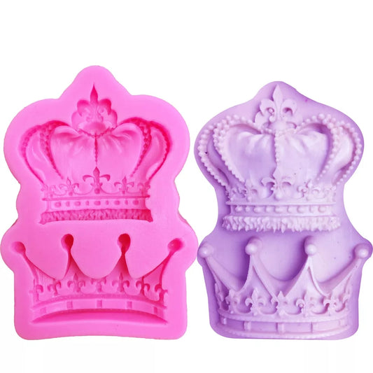 Silicone Mould - Royal Crown 2PC - S72.