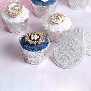 Silicone Mould - Cupcake Texture Pattern - Bold - S244