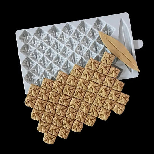 Silicone Mould - Pineapple Texture - S330