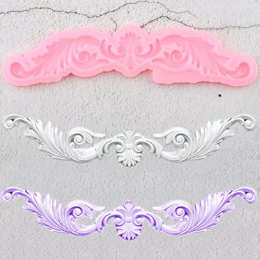 Silicone Mould - Fleur De Lis Border - Medium - S201.