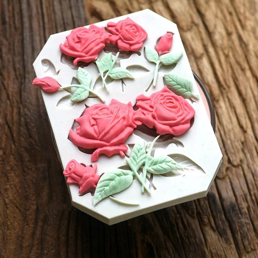 Silicone Mould - Rose Flower - S417