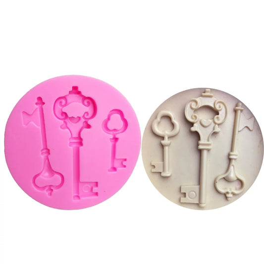 Silicone Mould - 3PC Keys - S86.