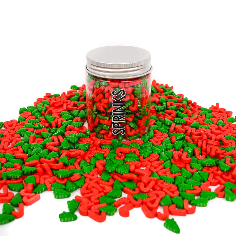 75g Sprinks Sprinkles - Santa's Coming Candy Canes.