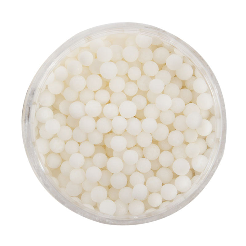 65g Sprinks 4mm Cachous - Matte White