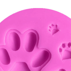 Silicone Mould - Dog Paw Print - S126