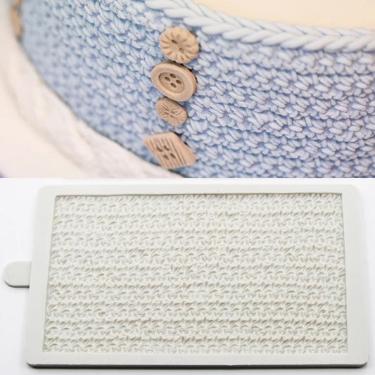 Silicone Mould - Knitted Texture - S433