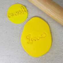 Custom Cookie Cutters Embosser - Love with heart