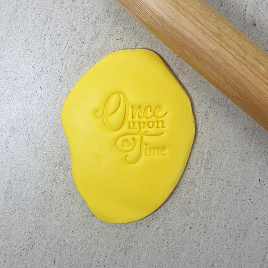 Custom Cookie Cutters Embosser - Once upon a time.