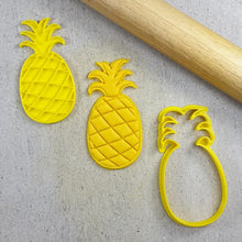 Custom Cookie Cutters 3D Embosser and Cutter Set - Pineapple