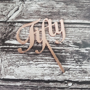 Acrylic Topper - Fifty