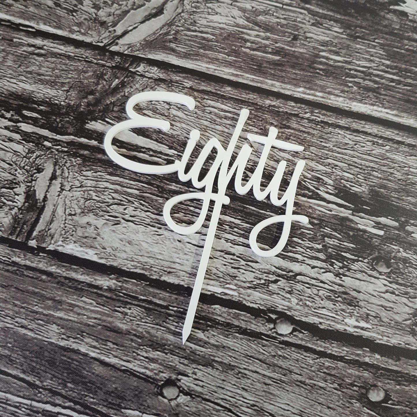 Acrylic Topper - Eighty.