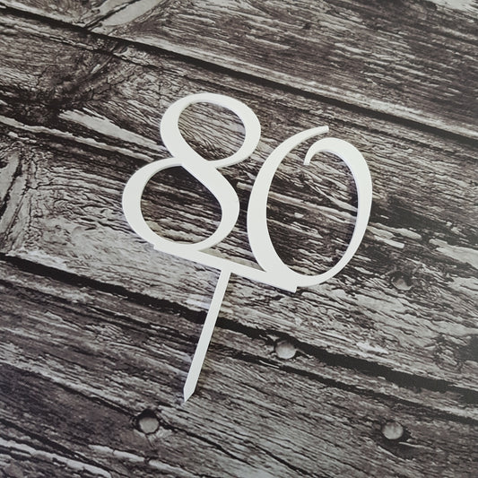 Acrylic Topper - 80.