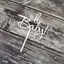 Acrylic Topper - Oh Baby