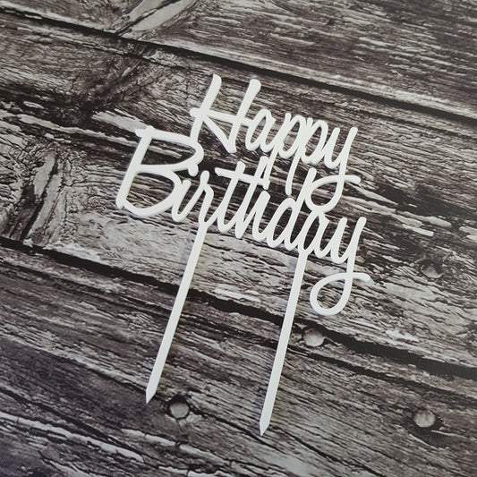 Acrylic Topper - Happy Birthday.